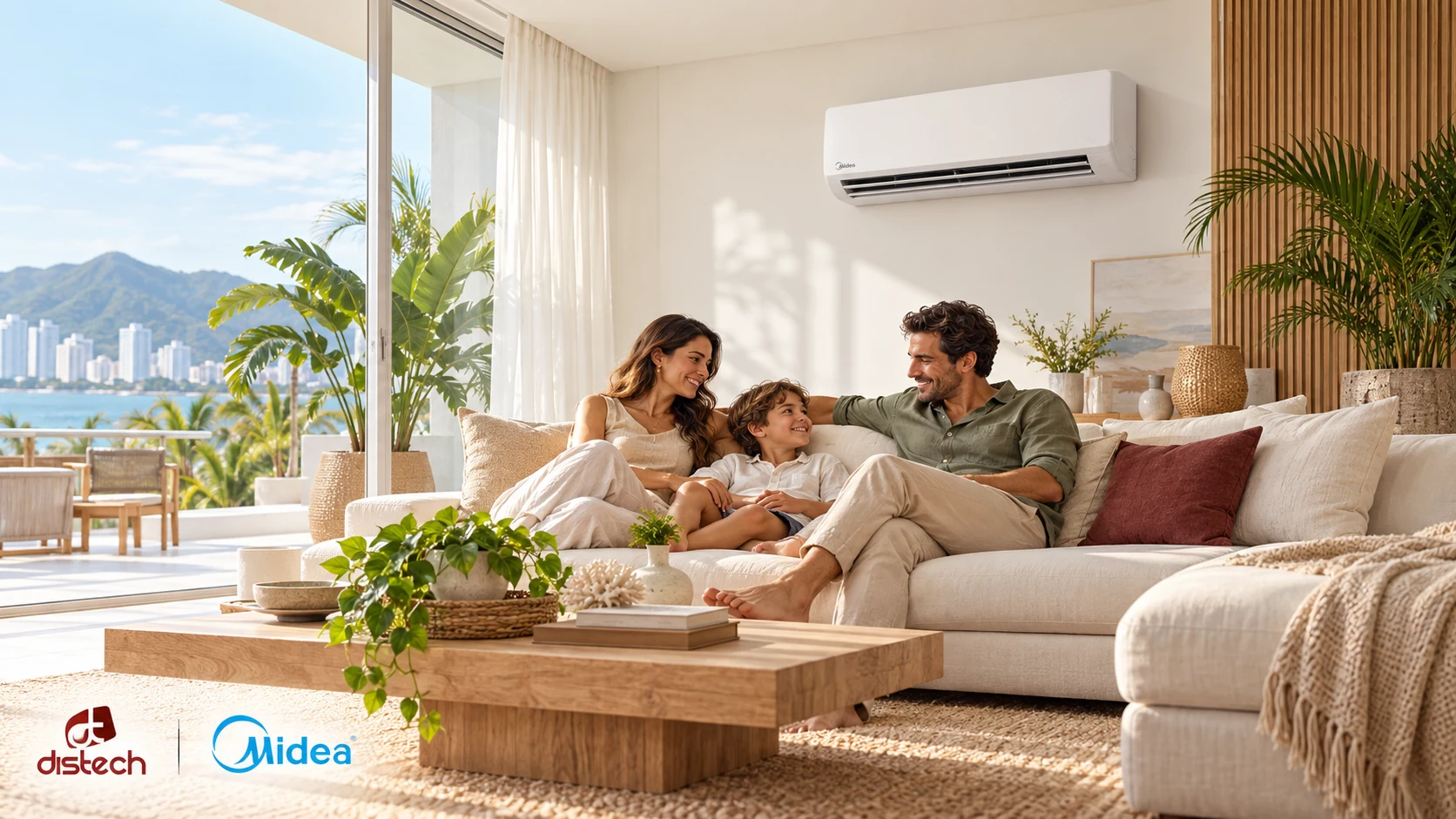 Climatización residencial Distech y Midea